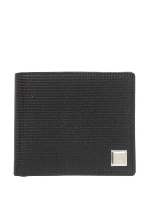 Gucci Pre-Owned 20th Century Leather Bifold Wallet small wallets Black BCKYVN6ONU5G2XCR
