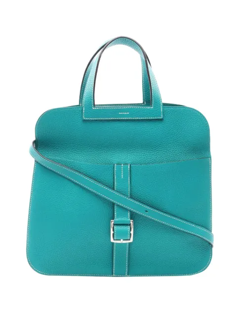 Hermès Pre-Owned 2017 Clemence Halzan 31 satchel Blue TUGIWPSO2CGRVW1M