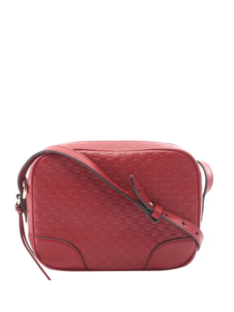 Gucci Pre-Owned 2000-2015 Microguccissima Bree crossbody bag Red FBCZZO8Q24DGKLHG
