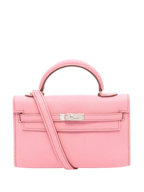 Hermès Pre-Owned 2011 Epsom Micro Kelly Sellier 15 satchel Pink 1WQ3DHT992R5BF0B