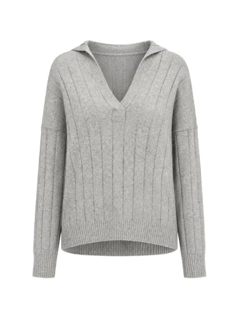 Liviana Conti ribbed-knit sweater Grey F4WC17