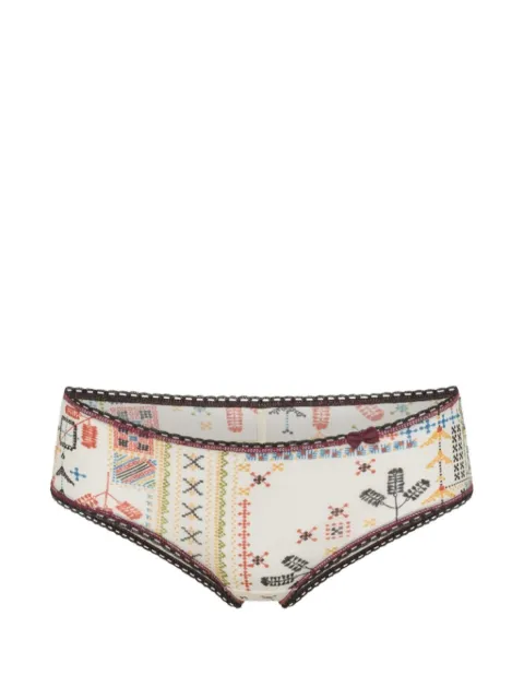 MOMONÌ Amaca printed briefs Neutrals 265MMOUN004265MO45
