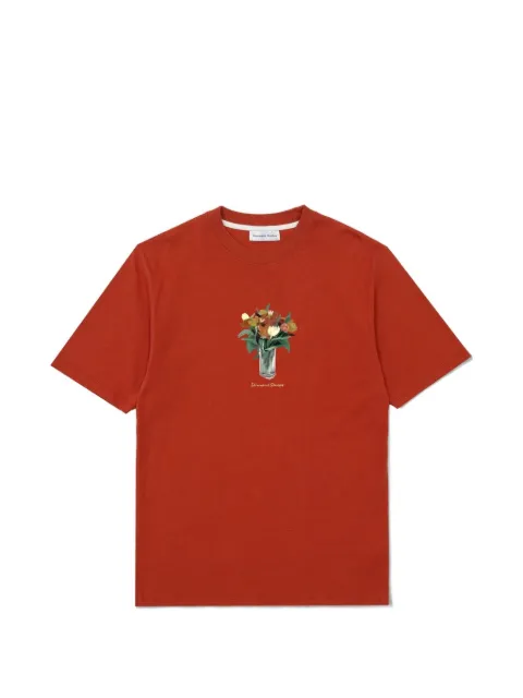 Edmmond Studios floral-print T-shirt Orange 1263010290