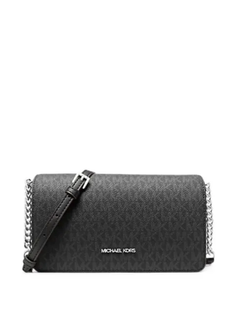 Michael Kors Jet Set Travel logo-print messenger bag Black 35F5STVC8BBLACK