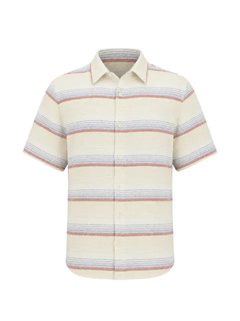 Revolution Now striped short-sleeved shirt Neutrals 3241SHORTSLEEVEDSHIRT