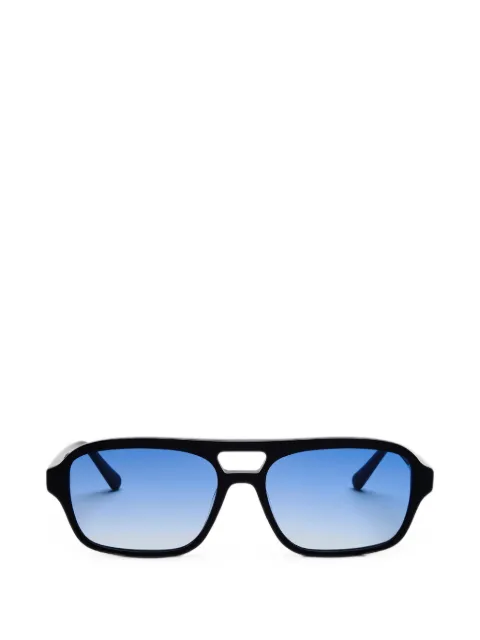 MessyWeekend Burt square-frame sunglasses Black BUBKBL23