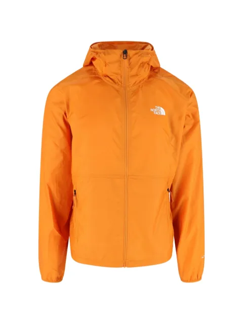 The North Face Cyclone logo-print hooded jacket Orange NF0A8B64G5I1