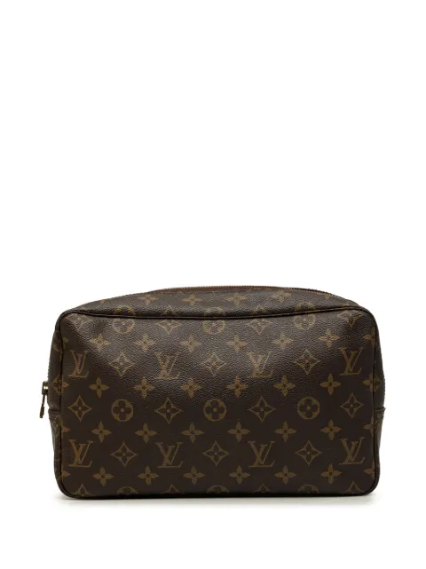 Louis Vuitton Pre-Owned 1986 Monogram Trousse Toilette 28 clutch bag Brown 70XE7NUUKGL0Y80K