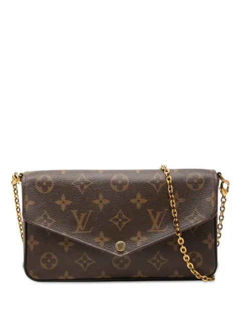 Louis Vuitton Pre-Owned 2017 Monogram Pochette Felicie crossbody bag Brown 0ZYW1GNNNZALD1TW