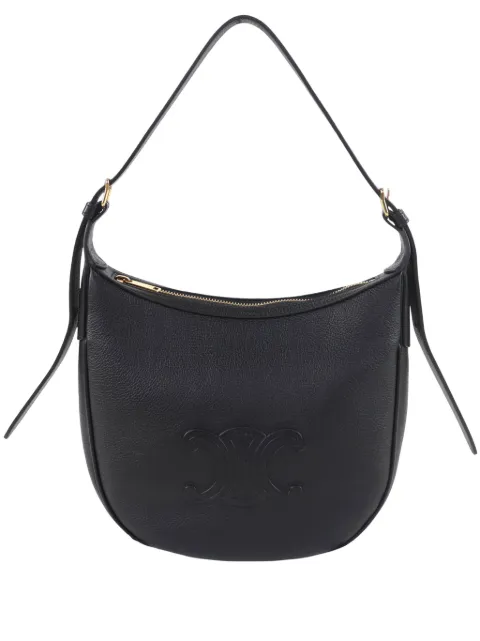 Celine Pre-Owned 2024 Small Supple Grained Calfskin Heloise crossbody bag Black JV7YOJGQUWCD0IWZ