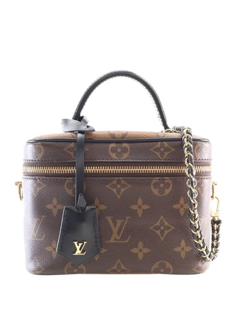 Louis Vuitton Pre-Owned 2021-2026 Monogram Reverse Vanity PM satchel Brown MZFRDX3TO470Z152