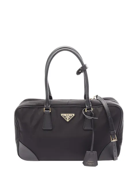 Prada Pre-Owned 2013-2026 Medium Tessuto Re Edition 1978 satchel Black CJ135QH77A82VSKB