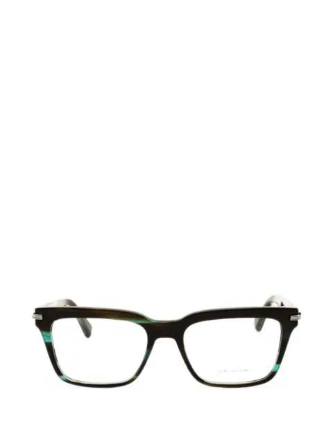 Ferragamo Eyewear rectangle-frame glasses Green SF3014
