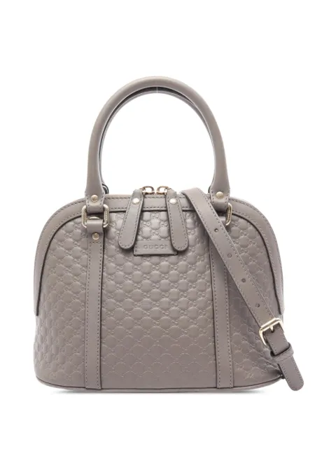 Gucci Pre-Owned 2016-2026 Mini Microguccissima Dome satchel Grey 9YSN3ZMUBNTH6SFY