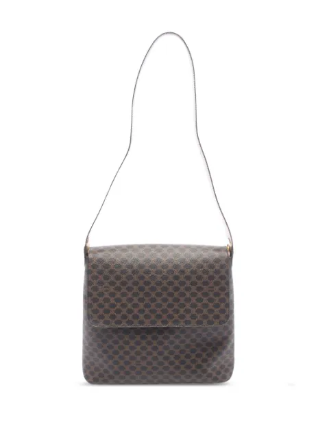 Celine Pre-Owned 1980-2000 Macadam Coated Canvas crossbody bag Brown NWBD1YO9AMXX68MJ