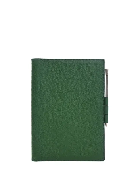 Hermès Pre-Owned 2000-2020 Epsom Vision Agenda Cover Green K6R6TKIJG2CJEP9S