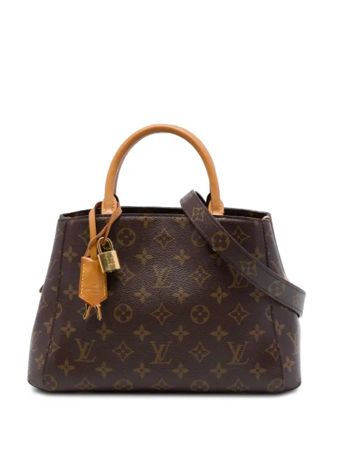 Louis Vuitton Pre-Owned 2015 Monogram Montaigne BB satchel Brown NR7I0BCYPLRPQJ17