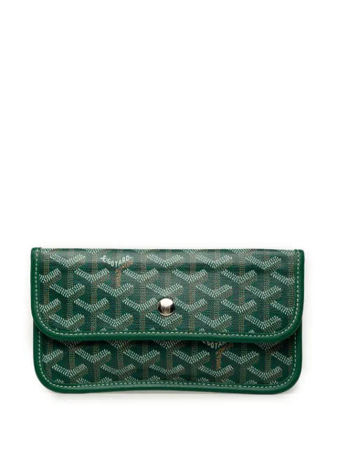 Goyard Pre-Owned 2000-2026 Goyardine Saint Louis pouch Green JQK4ZHH648VP4D8B