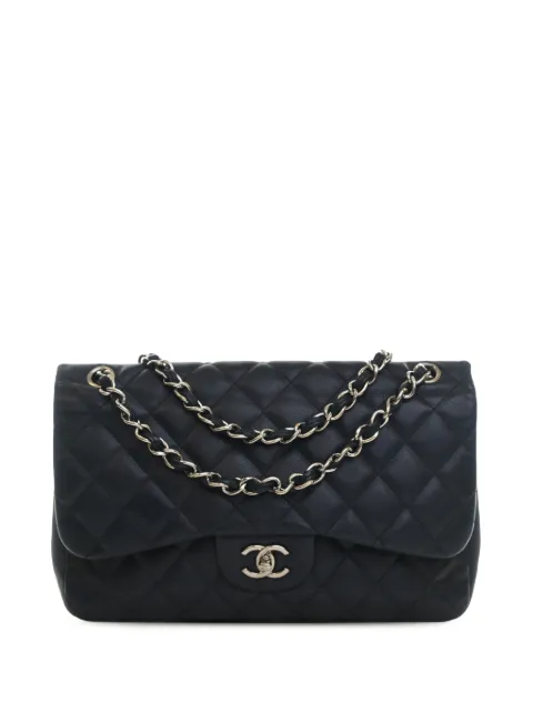 CHANEL Pre-Owned 2011 Jumbo Classic Caviar Double Flap shoulder bag Black Q5FUVAM0JXKX1315