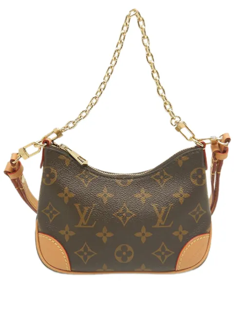 Louis Vuitton Pre-Owned 2021-2026 Monogram Nano Boulogne satchel Brown FQYOSMJSTD8ROY83