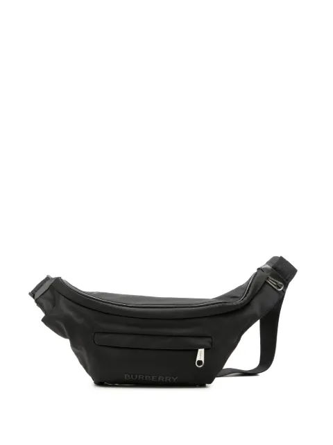 Burberry Pre-Owned 2018-2023 Nylon Curve belt bag Black XPITWUS81GGTXDNT
