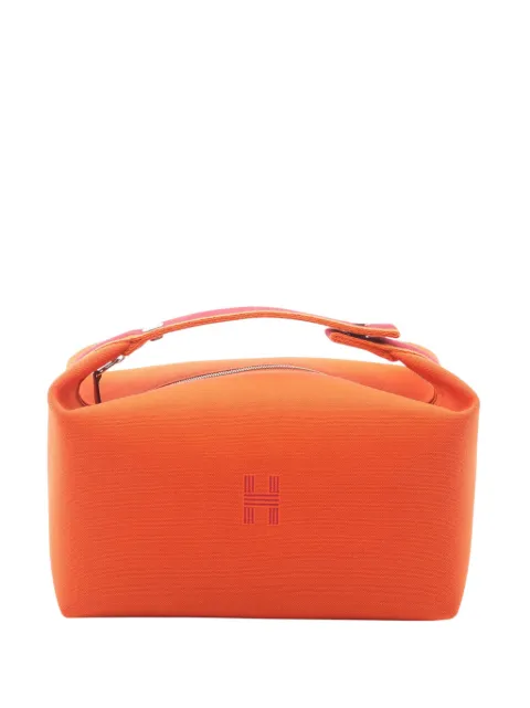 Hermès Pre-Owned 2000-2015 Large Toile Bride A Brac Case vanity bag Orange YW55PCHAZD0SDVL8
