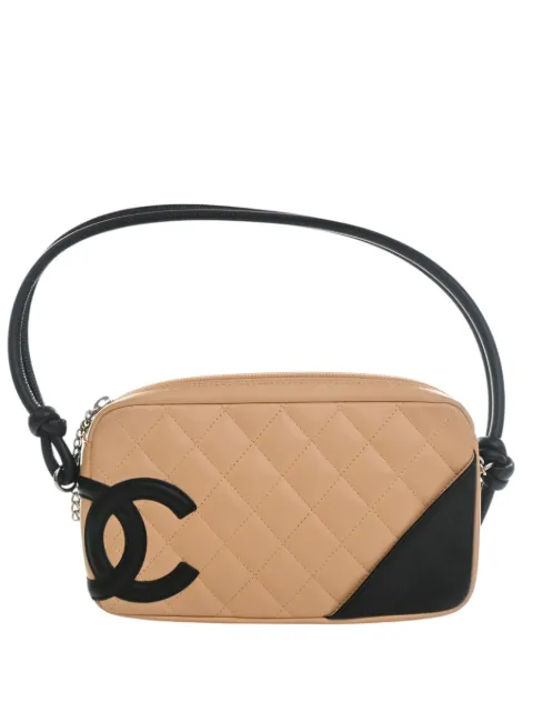 CHANEL Pre-Owned 2004-2005 Quilted Lambskin Cambon Ligne Pochette handbag Neutrals SOG3YUCVNPS5OI6M