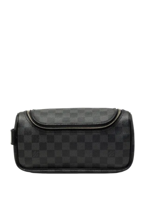 Louis Vuitton Pre-Owned 2009 Damier Graphite Toiletry Pouch clutch bag Black H0Z8AU8AMF8RCPW6