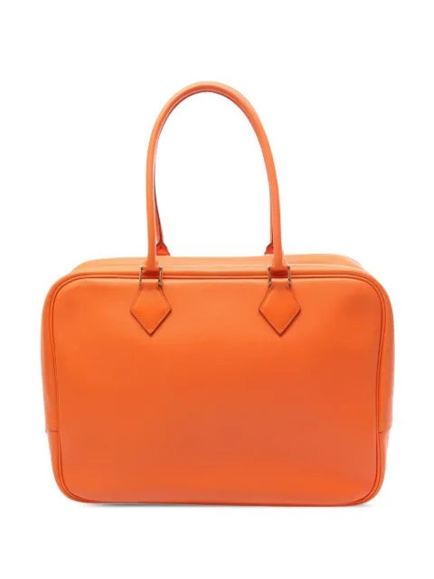 Hermès Pre-Owned 1998 Swift Plume 32 handbag Orange 88KM5F3OUW40C290