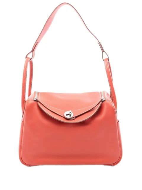 Hermès Pre-Owned 2014 Swift Lindy 30 shoulder bag Orange NPEF0ZG98DGDKHEO
