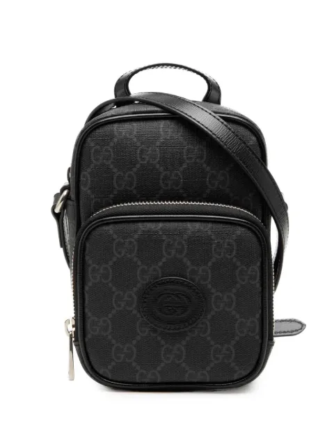 Gucci Pre-Owned 2016-2026 Mini GG Supreme Interlocking G satchel Black JQ3XSFHMTXNNO44Z