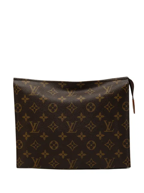 Louis Vuitton Pre-Owned 1987 Monogram Toiletry Pouch 26 clutch bag Brown 5Z6G5SSL5CBN79TU