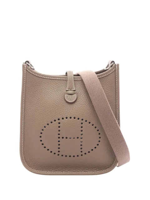 Hermès Pre-Owned 2025 Clemence Evelyne 16 Amazone crossbody bag Brown ICADI4DD4TEPUA9X