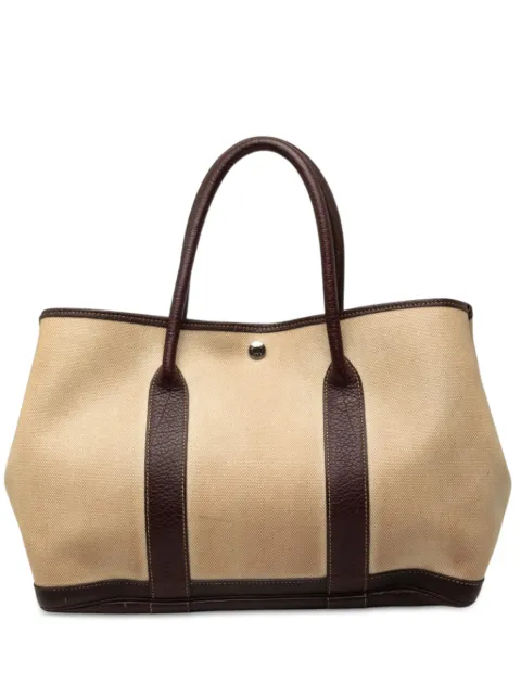 Hermès Pre-Owned 2019 Toile and Negonda Garden Party 36 tote bag Neutrals 2F39NX39YXDJK0I3
