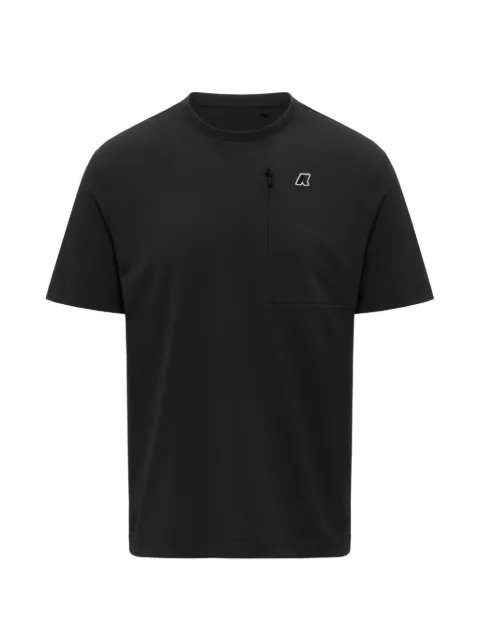 K-Way Authion zip-pocket T-shirt Black K7125YW