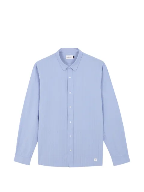 NOWADAYS vertical-stripe shirt Blue NAM0106D1