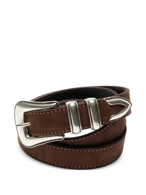 Nudie Jeans Western suede belt Brown 181152