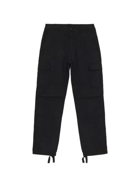 IUTER drawstring-hem cargo pants Black 23SICG01