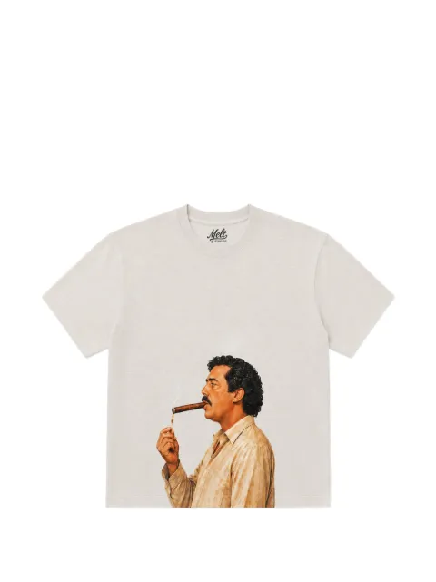 Melt graphic-print T-shirt Neutrals MS55434