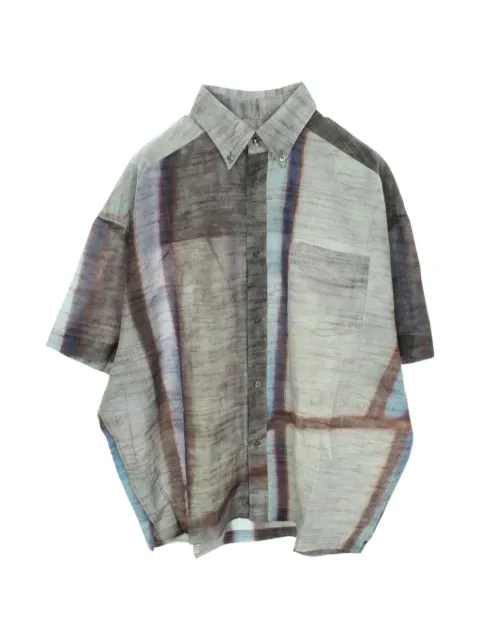 Giorgio Armani Pre-Owned 2010s short-sleeve shirt Grey 1094870