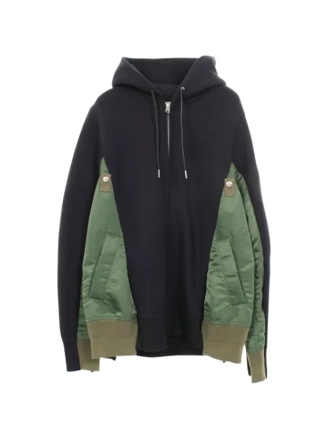 sacai 2010s zip-up hoodie Blue 1104287