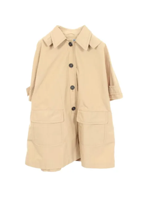 Prada Pre-Owned 2010s hooded poncho Neutrals 1100778
