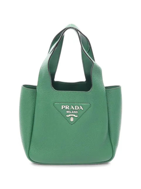 Prada Pre-Owned 2000s mini Liaison tote bag Green 1095769