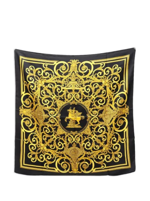 Hermès Pre-Owned 2010s Les Tuileries scarf Black 1102723