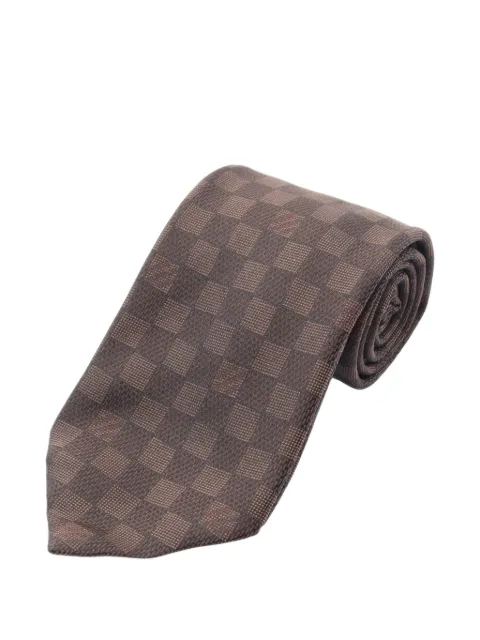 Louis Vuitton Pre-Owned 2010s Damier tie Brown 1098569
