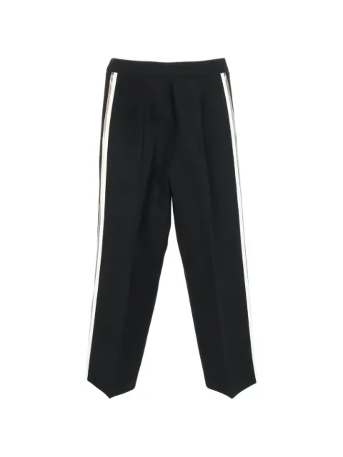 Fendi Pre-Owned 2010s side stripe track pants Black 1102832