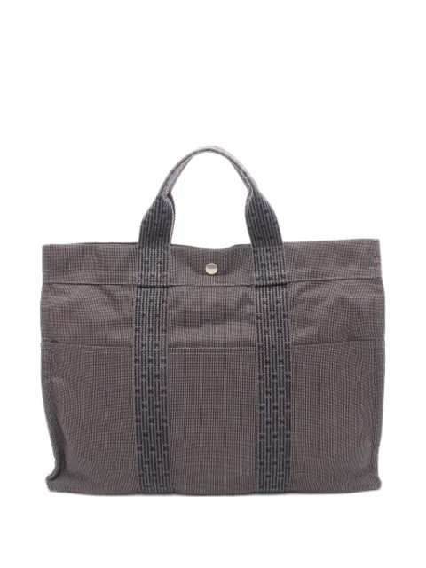 Hermès Pre-Owned 2000s MM Herline Yale Line tote bag Brown 1105866