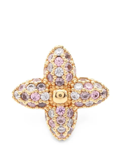 Louis Vuitton Pre-Owned 2023 Louisa Monogram ring Gold 1096276AK4263