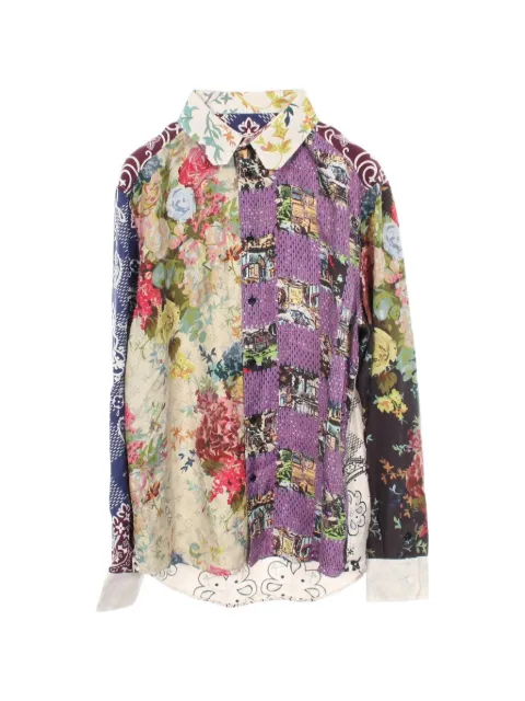 Louis Vuitton Pre-Owned 2000s silk shirt Neutrals 1104311
