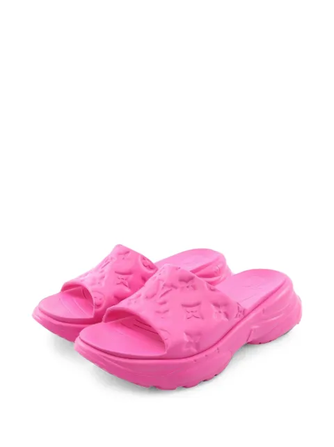 Louis Vuitton Pre-Owned 2020s Pool 55 Monogram sandals Pink 1104422